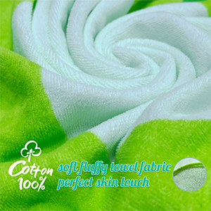 green dinosaur towel cotton fabric