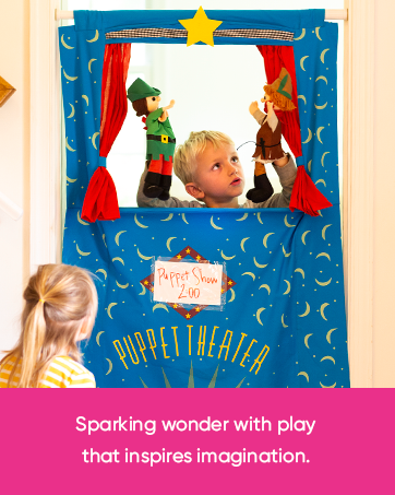 Sparking wonder with play that inspires imagination.