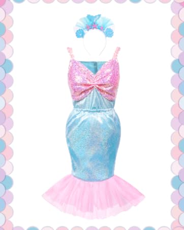 Great Value Mermaid Princess Dress Up Set