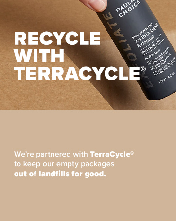 We've partnered with TerraCycle to provide recycling for all of our packaging.