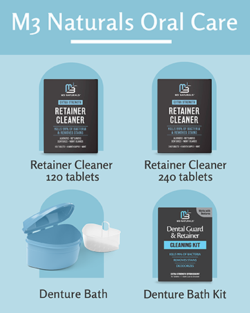 Retainer Cleaner, Denture Bath, Denture Cleanser