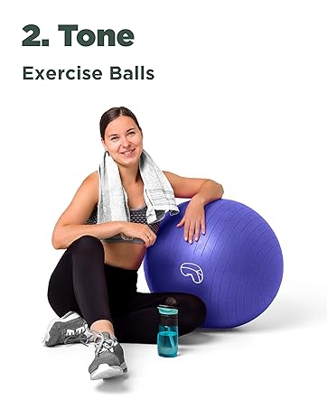 Tone Your muscles with our exercise balls.
