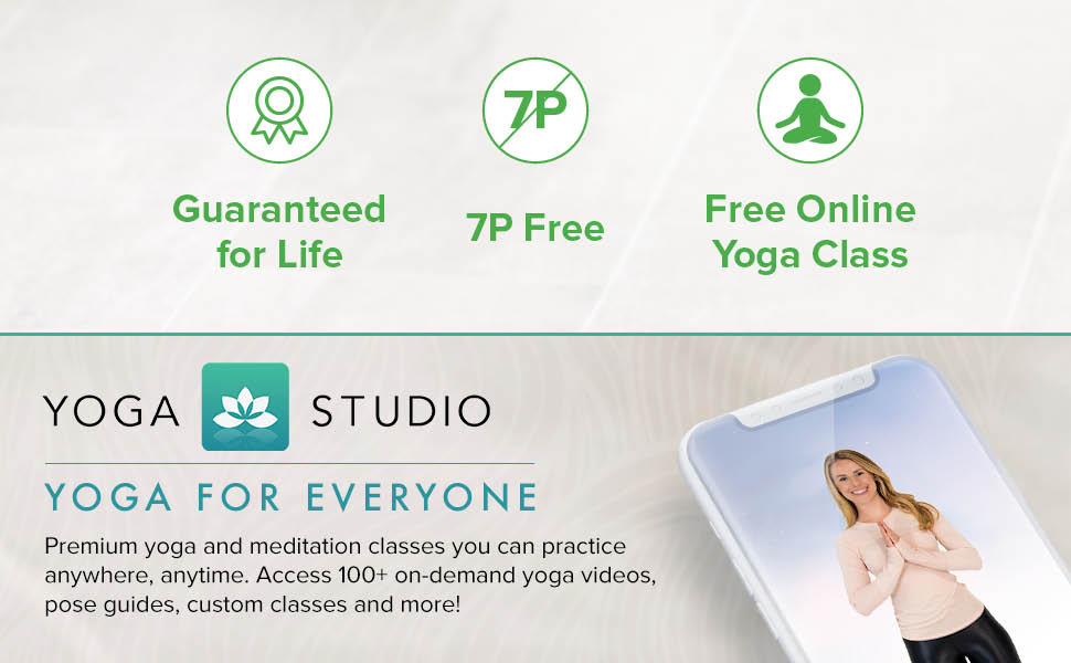 Gaiam Yoga Mat - 6mm Premium Print Reversible