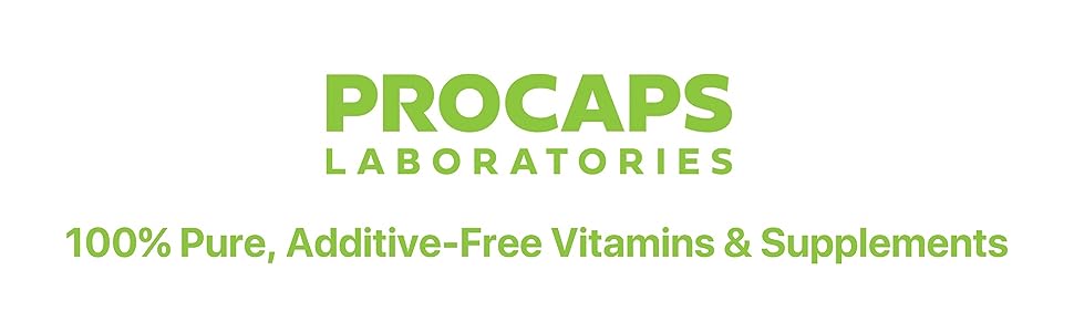 Procaps Labs 100% Pure, Additive-Free Vitamins Supplements