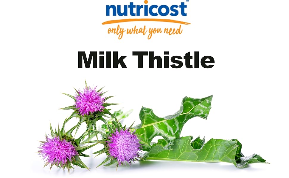 milk thistle capsules by Nutricost
