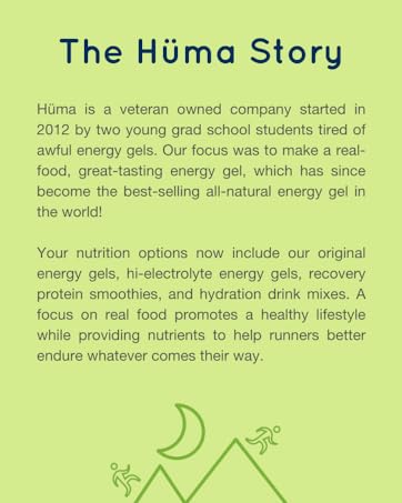 About Huma energy gel powered by nature. 100% all natural, keto friendly, vegan, dairy free