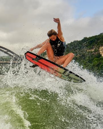 wake surfing on the water 