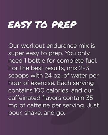 Text explaining how to mix Tailwind nutrition drinks for workout prep and workout recovery.