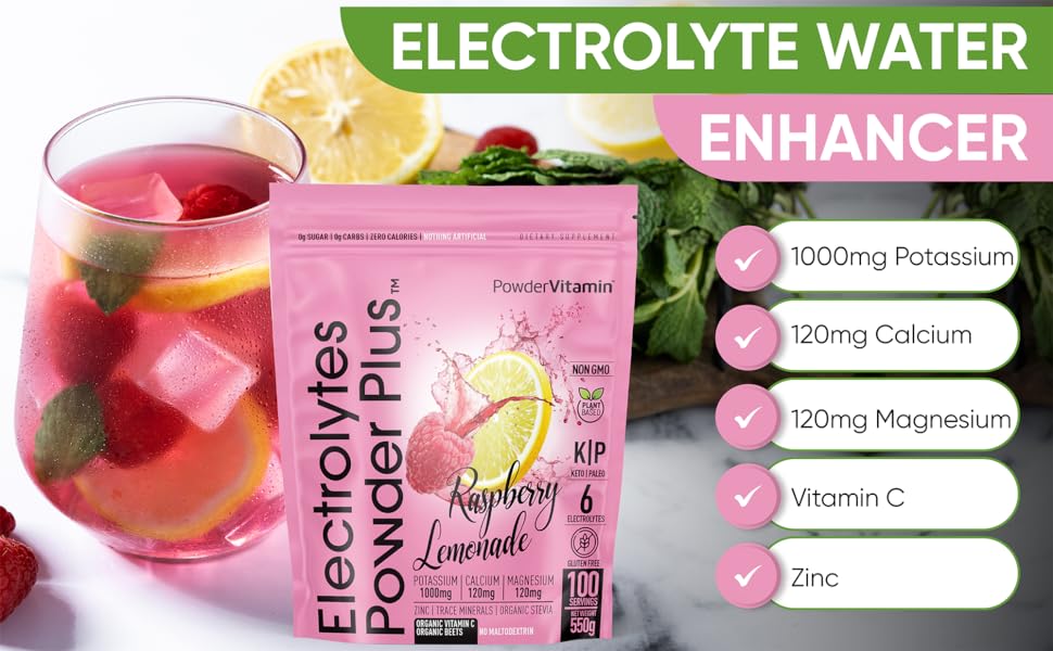 Electrolyte water enhancer
