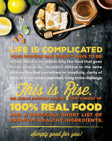 rise bar protein simple ingredients real food healthy