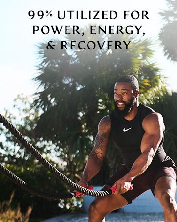 99% Utilized for Power, Energy, and Recovery