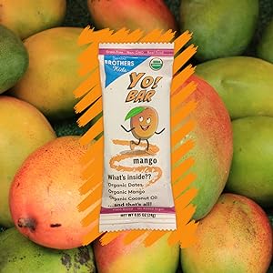 Our mango bar is made with real organic mangos!