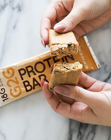 G2G Protein Bar, 8 Flavor Variety Pack, High Protein, Gluten-Free, Healthy Snack, Delicious Meal 
