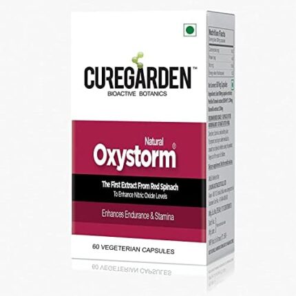 Admart Curegarden Oxystorm Natural Endurance Enhancer with Powers from Red Spinach (Amaranthus)| Boosts Blood Circulation, Improves Cardiovascular Functions