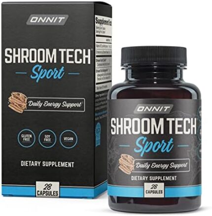 Onnit Shroom Tech SPORT: Clinically Studied Preworkout Supplement with Cordyceps Mushroom (28ct)