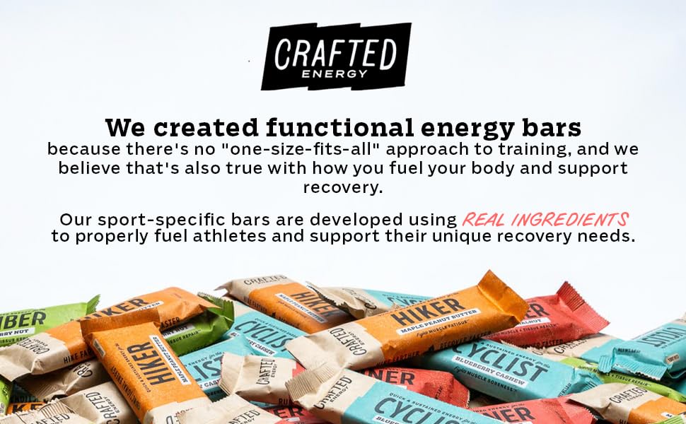 We created functional energy bars...