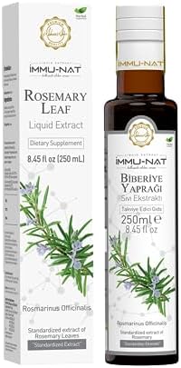Immu-nat Rosemary Leaf Extract Liquid for Enhancing Memory and Focus 8.50 fl oz