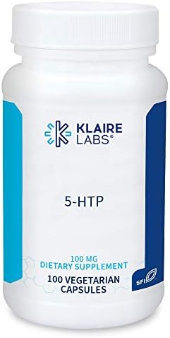 Klaire Labs 5-HTP 100 mg - Hypoallergenic 5-HTP from Griffonia Seed Extract (5-HTP) - Hydroxytryptophan Serotonin Support Supplement to Promote Mood (100 Capsules)